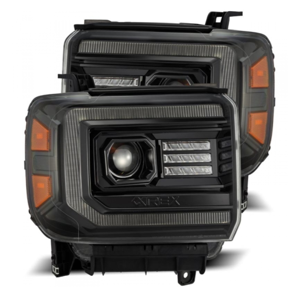 AlphaRex AlphaRex 880612 Pro-Series Alpha-Black Projector Headlights - Diesel Performance Part
