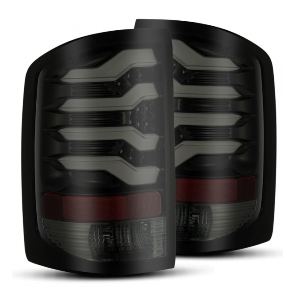 AlphaRex AlphaRex 630010 Pro-Series Jet Black LED Tail Lights - Diesel Performance Part