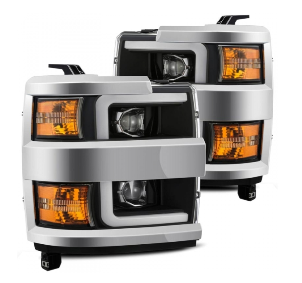 AlphaRex AlphaRex 880224 Pro-Series Black Projector Headlights - Diesel Performance Part