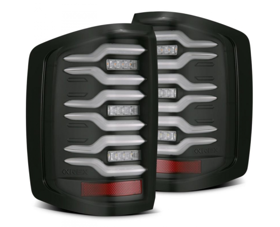 AlphaRex AlphaRex 620030 Luxx-Series Black LED Tail Lights - Diesel Performance Part