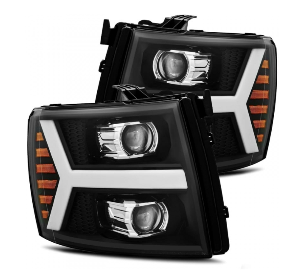 AlphaRex AlphaRex 880205 Pro-Series Black Projector Headlights - Diesel Performance Part