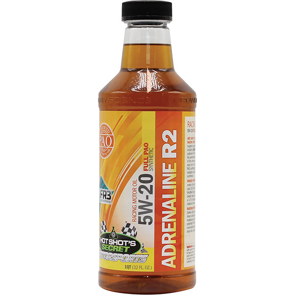 Hot Shot's Secret ADRENALINE R-Series 5W-20 Racing Oil