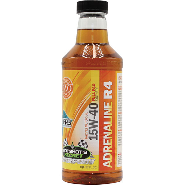 Hot Shot's Secret ADRENALINE R-Series 15W-40 Racing Oil