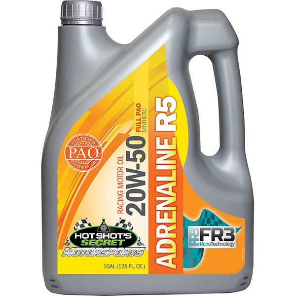 Hot Shot's Secret ADRENALINE R-Series 20W-50 Racing Oil