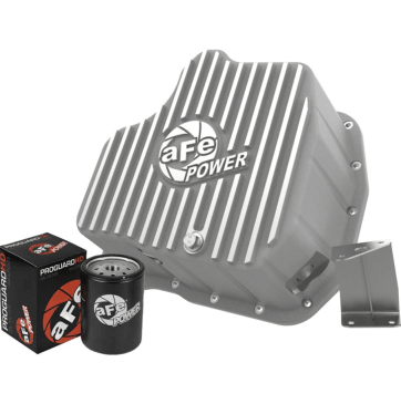AFE 46 - 71080A Street Series Deep Engine Oil Pan (RAW) - Southern Diesel Supply