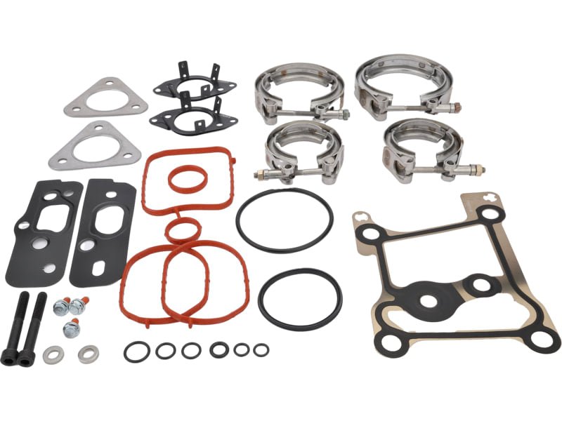 Alliant Power AP0221 Turbocharger Installation Kit With Clamps (2011-2019 6.7L PowerStroke) - Southern Diesel Supply