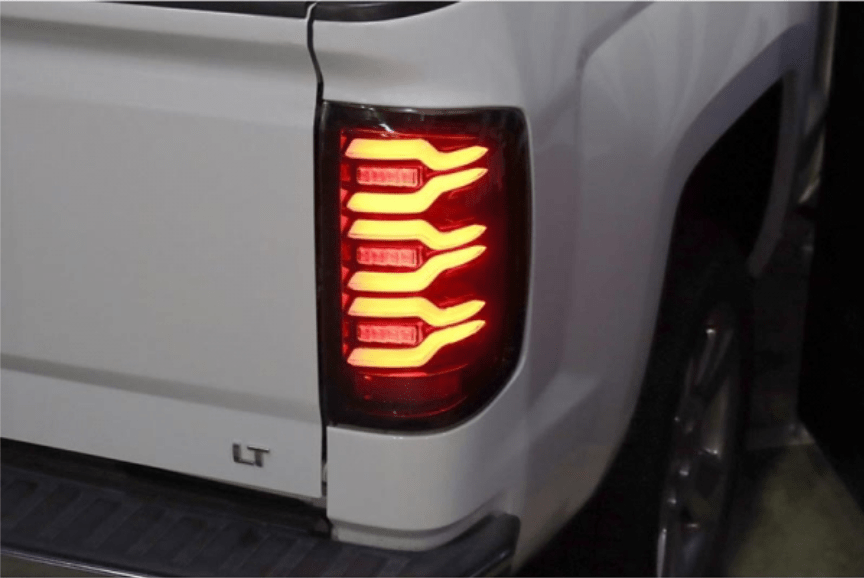 AlphaRex 620030 Luxx - Series Black LED Tail Lights - Southern Diesel Supply