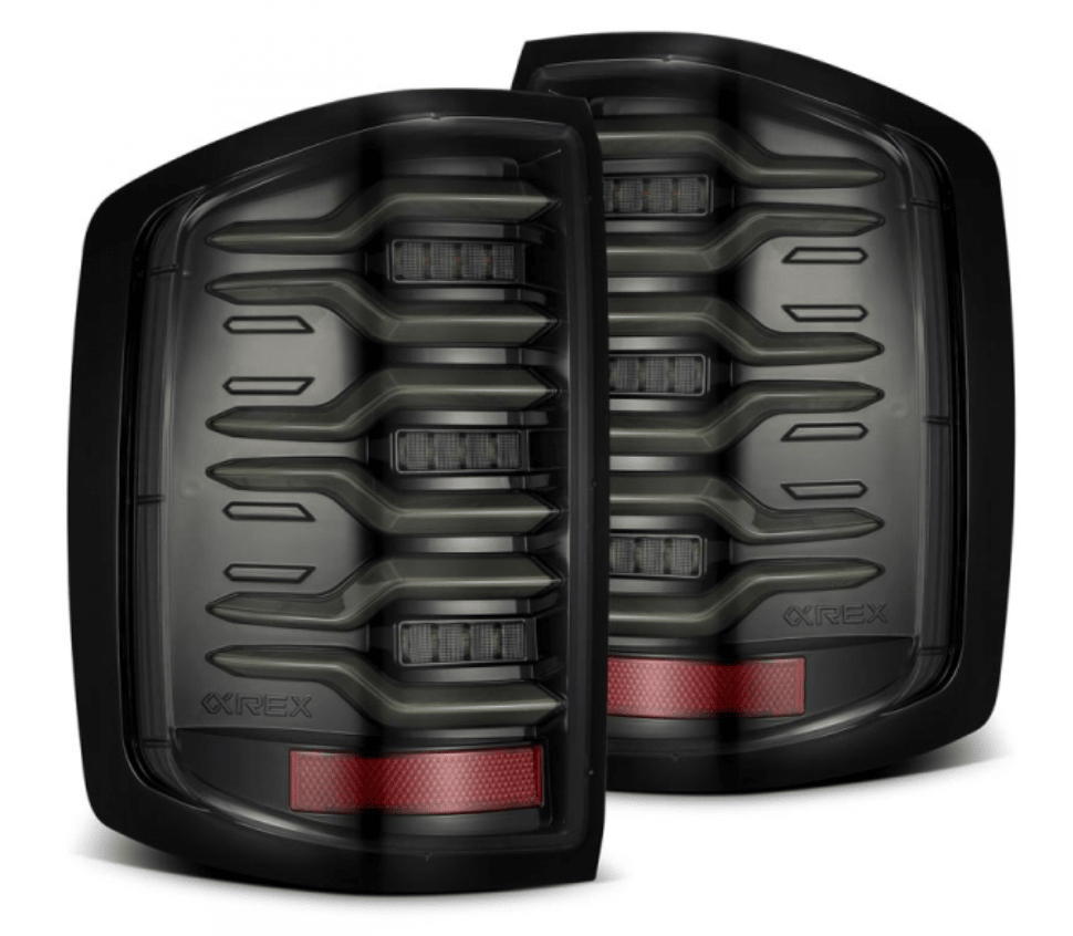 AlphaRex 620040 Luxx - Series Alpha - Black LED Tail Lights - Southern Diesel Supply