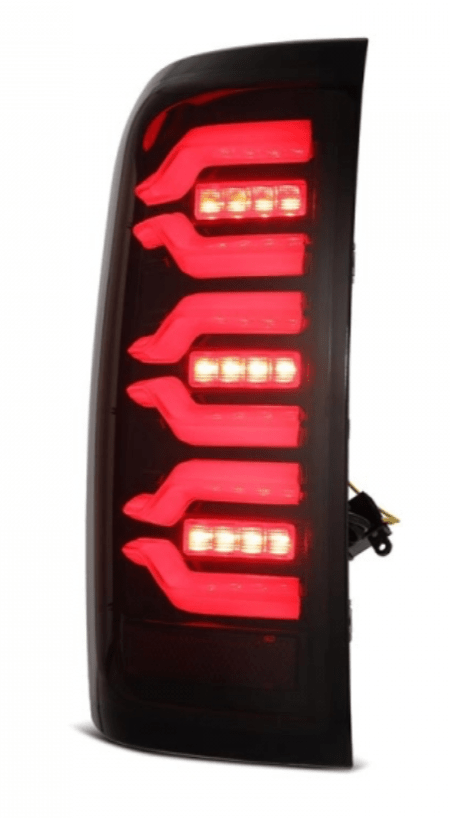 AlphaRex 620050 Luxx - Series LED Black/Red Tail Lights - Southern Diesel Supply