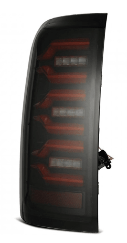 AlphaRex 620050 Luxx - Series LED Black/Red Tail Lights - Southern Diesel Supply
