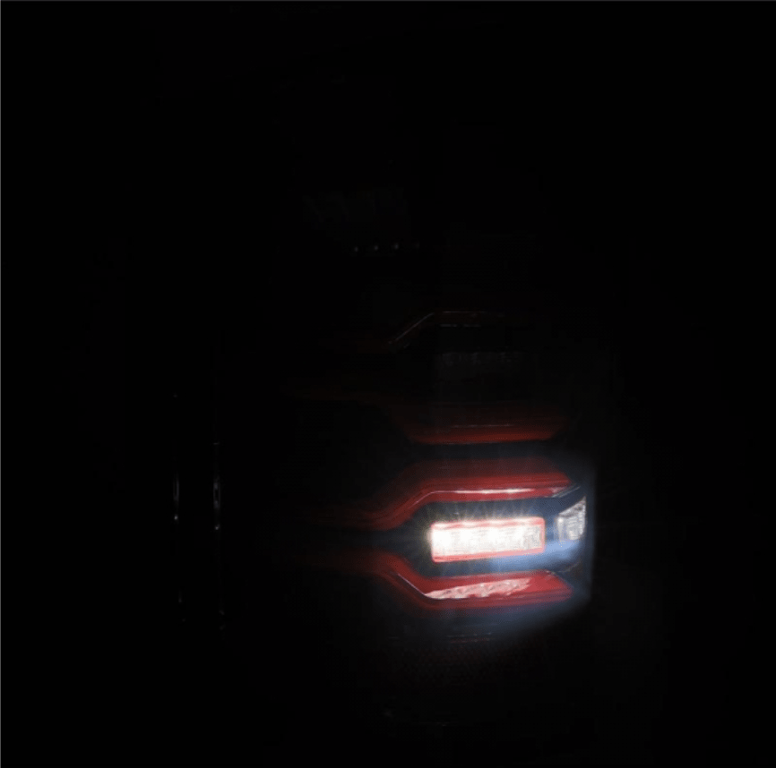 AlphaRex 620050 Luxx - Series LED Black/Red Tail Lights - Southern Diesel Supply