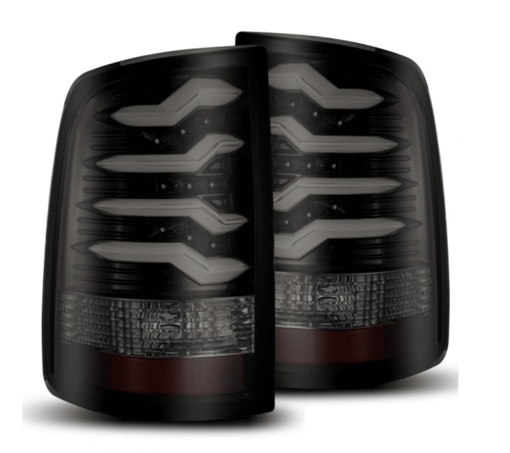 AlphaRex 640010 Pro - Series Jet Black LED Tail Lights - Southern Diesel Supply