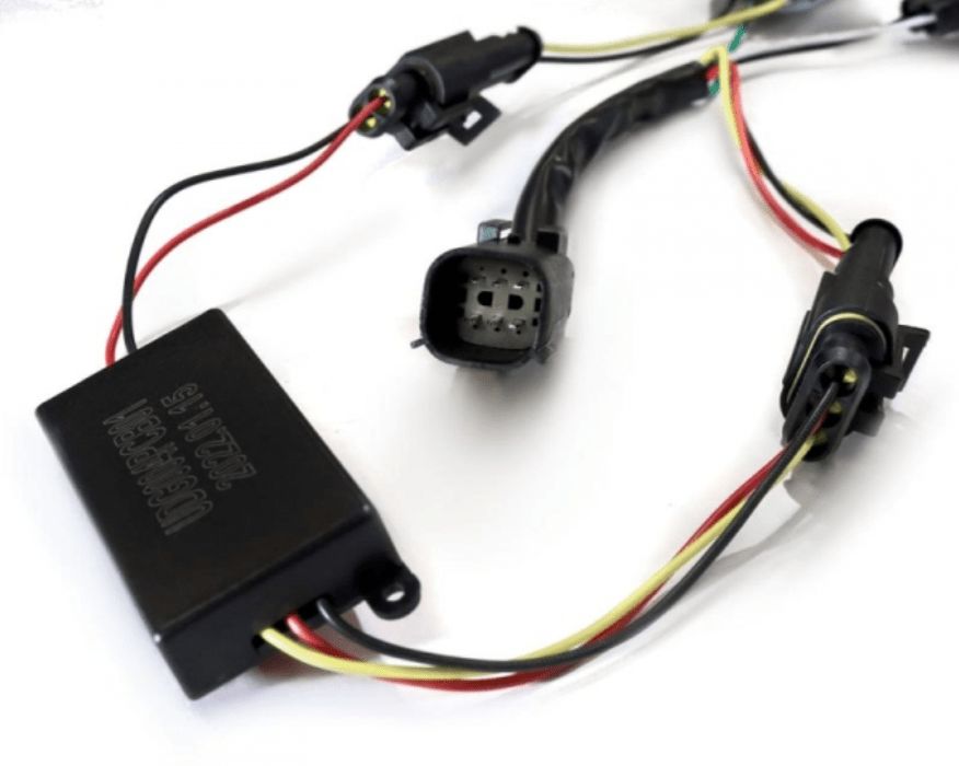 AlphaRex 640013 Stock Halogen Tail Light Wiring Converters (2019 - 2024 Cummins) - Southern Diesel Supply