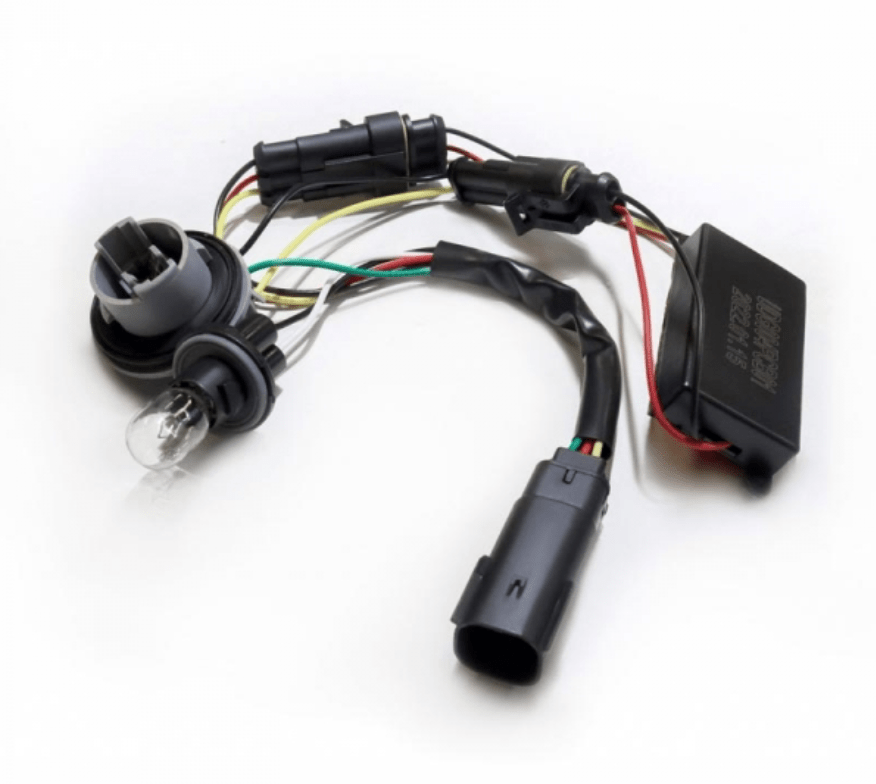 AlphaRex 640013 Stock Halogen Tail Light Wiring Converters (2019 - 2024 Cummins) - Southern Diesel Supply