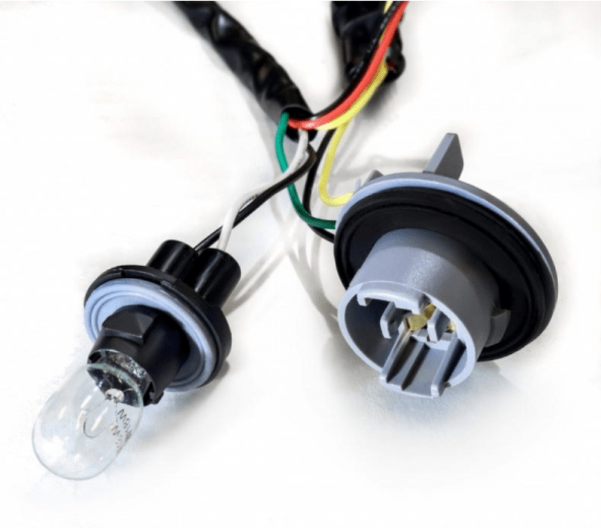 AlphaRex 640013 Stock Halogen Tail Light Wiring Converters (2019 - 2024 Cummins) - Southern Diesel Supply