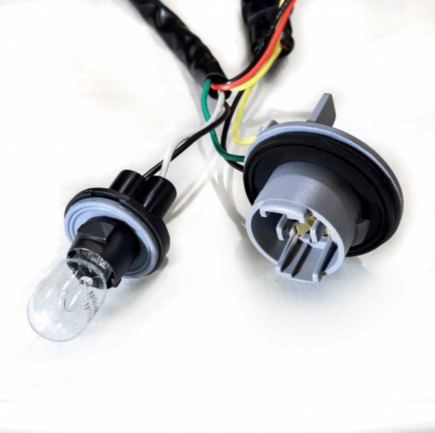 AlphaRex 640013 Stock Halogen Tail Light Wiring Converters (2019 - 2024 Cummins) - Southern Diesel Supply