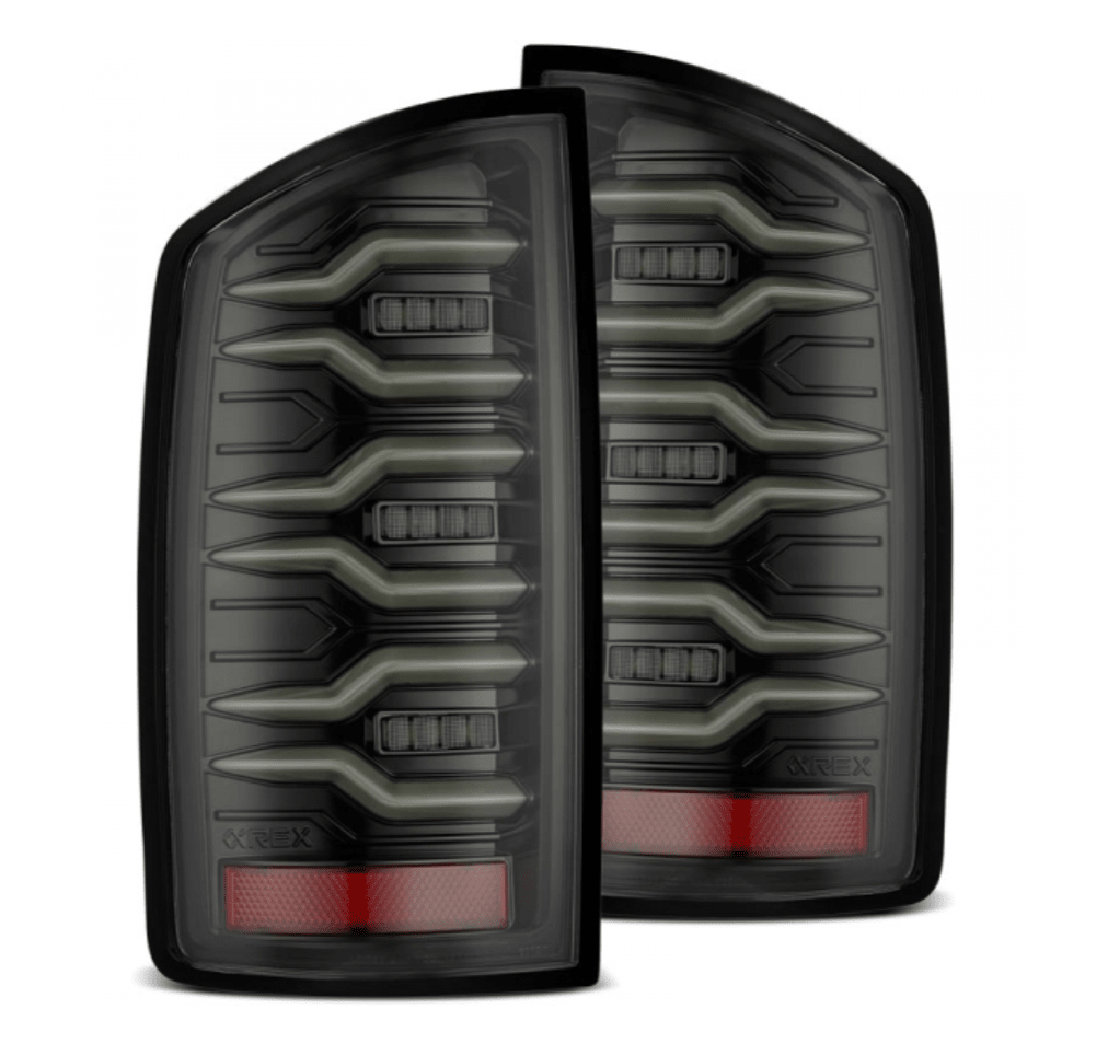 AlphaRex 641020 Luxx - Series Alpha - Black LED Tail Lights - Southern Diesel Supply