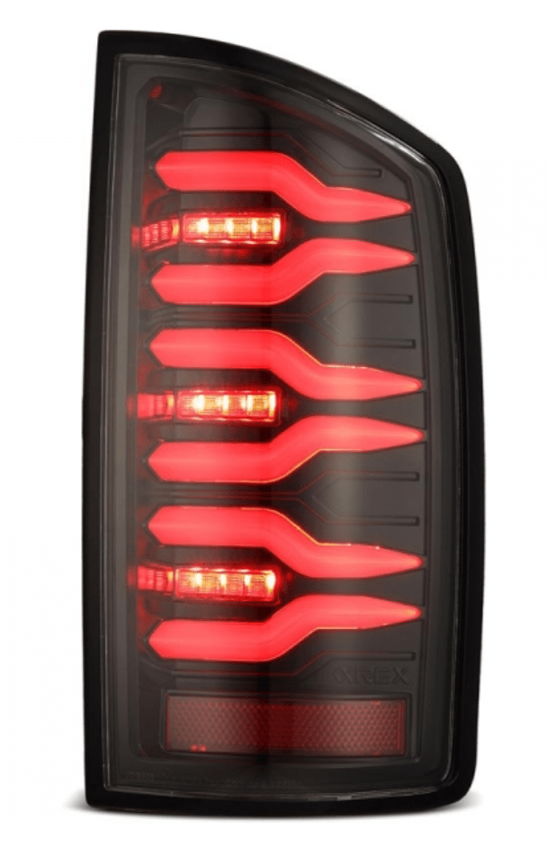 AlphaRex 641020 Luxx - Series Alpha - Black LED Tail Lights - Southern Diesel Supply