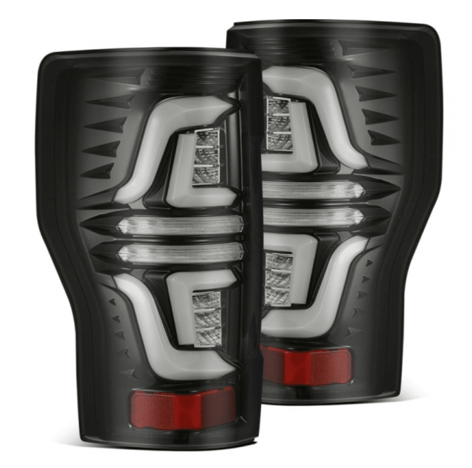 AlphaRex 657010 Pro - Series Jet Black LED Tail Lights - Southern Diesel Supply