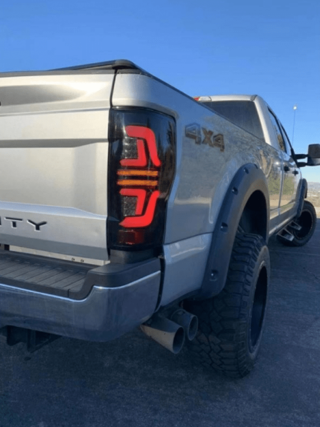 AlphaRex 657020 Pro - Series Red Smoked LED Tail Lights - Southern Diesel Supply