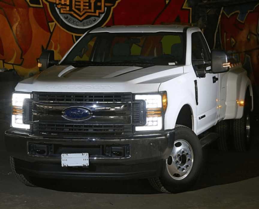 AlphaRex 880102 Nova - Series Matte Black LED Projector Headlights - Southern Diesel Supply