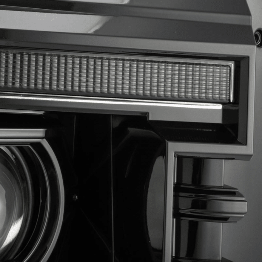 AlphaRex 880143 Luxx - Series Alpha - Black LED Projector Headlights - Southern Diesel Supply