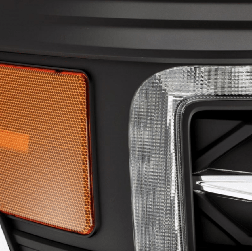 AlphaRex 880146 Luxx - Series Black LED Projector Headlights - Southern Diesel Supply