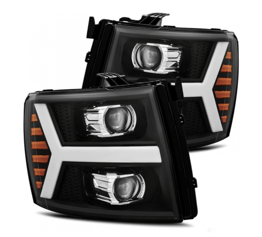 AlphaRex 880205 Pro-Series Black Projector Headlights