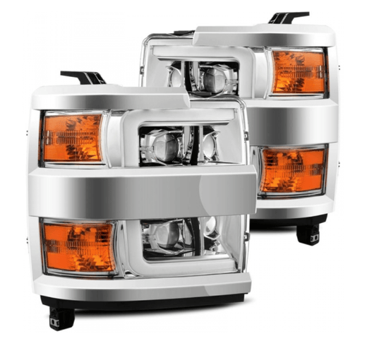 AlphaRex 880225 Pro-Series Chrome Projector Headlights