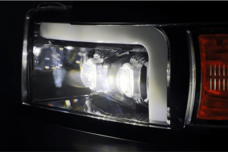 AlphaRex 880227 Nova - Series Black LED Projector Headlights - Southern Diesel Supply