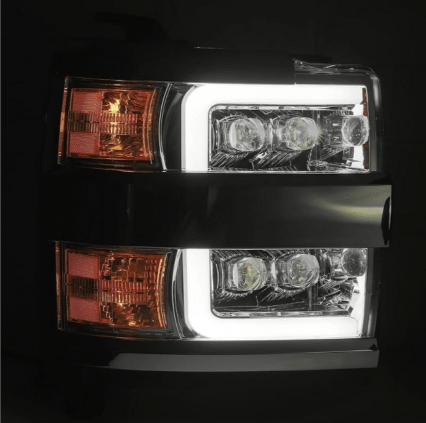 AlphaRex 880227 Nova - Series Black LED Projector Headlights - Southern Diesel Supply