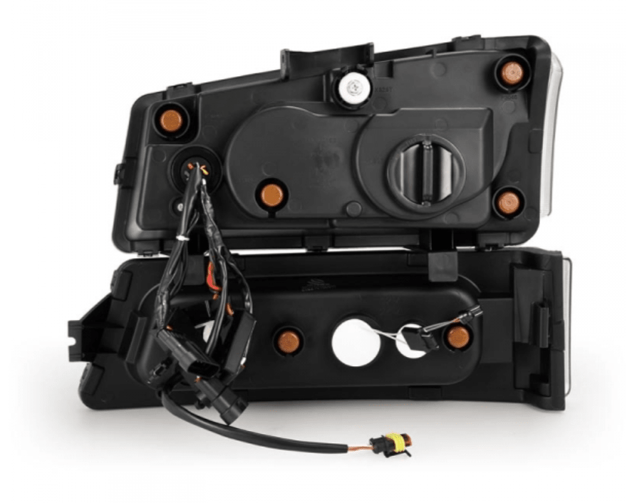 AlphaRex 880254 Nova - Series Alpha - Black LED Projector Headlights - Southern Diesel Supply