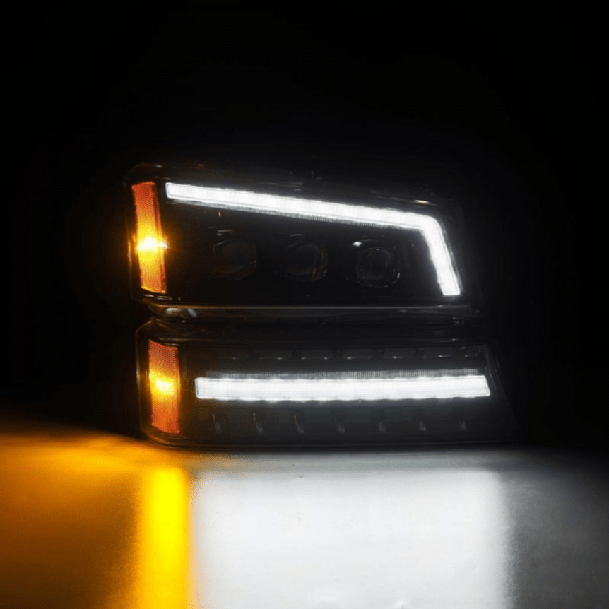 AlphaRex 880254 Nova - Series Alpha - Black LED Projector Headlights - Southern Diesel Supply