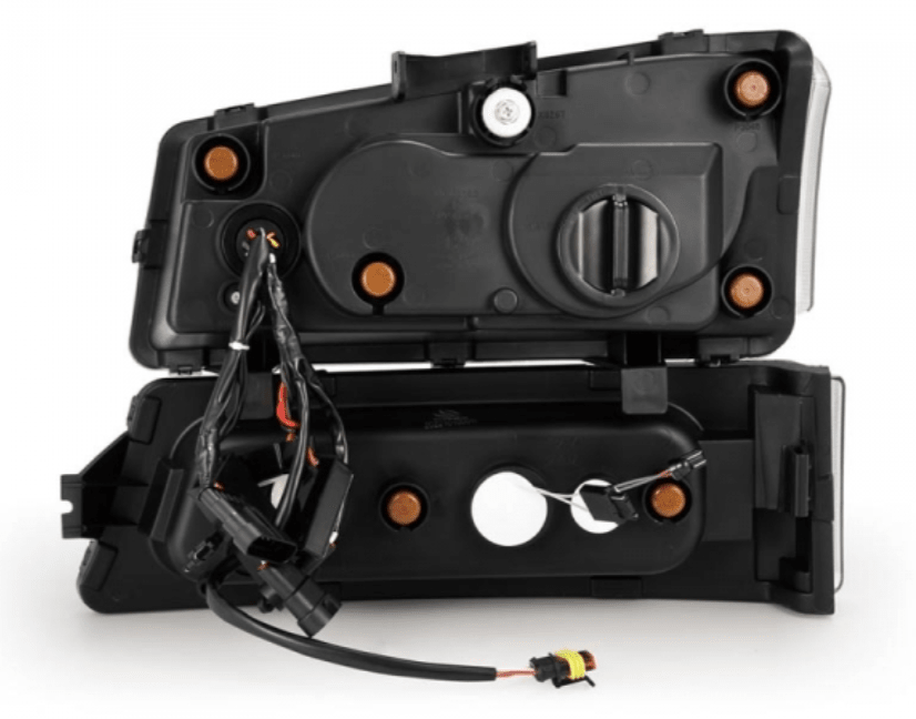 AlphaRex 880255 Nova - Series Chrome LED Projector Headlights - Southern Diesel Supply