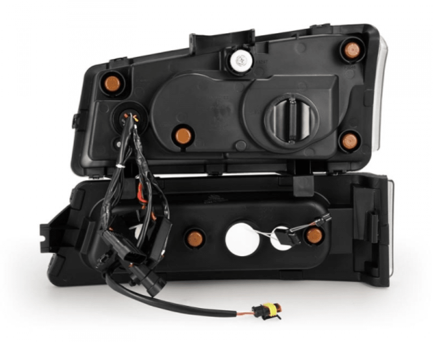 AlphaRex 880256 Nova - Series Black LED Projector Headlights - Southern Diesel Supply
