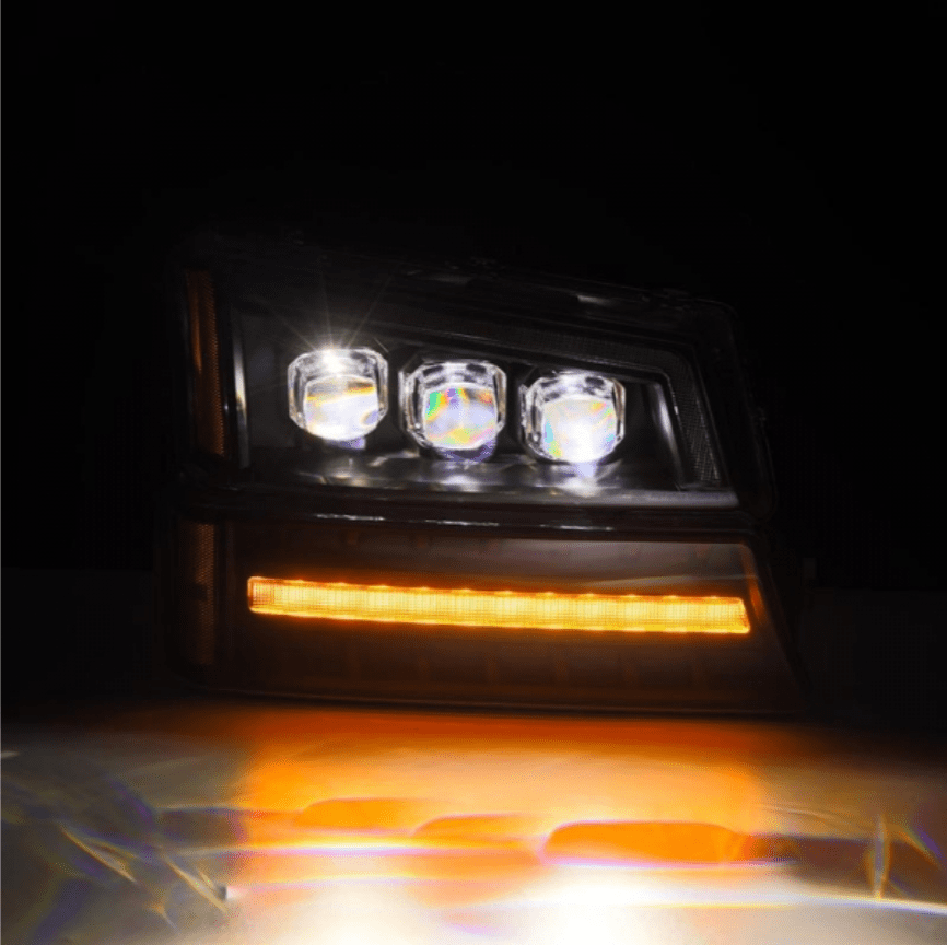 AlphaRex 880256 Nova - Series Black LED Projector Headlights - Southern Diesel Supply