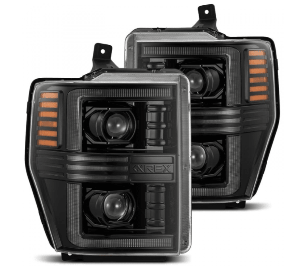 AlphaRex 880309 Pro - Series Alpha - Black Projector Headlights - Southern Diesel Supply