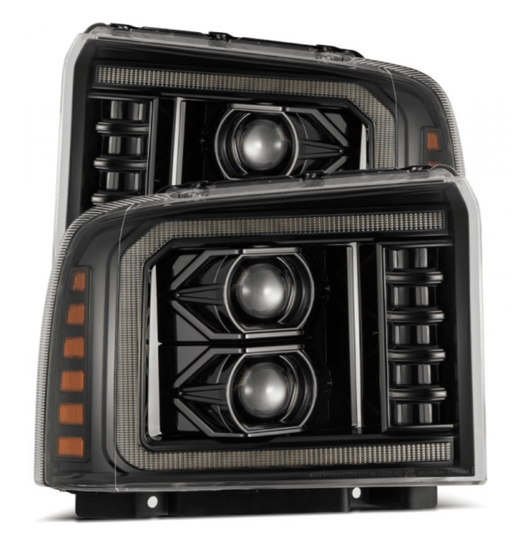 AlphaRex 880316 Luxx-Series Alpha-Black LED Projector Headlights