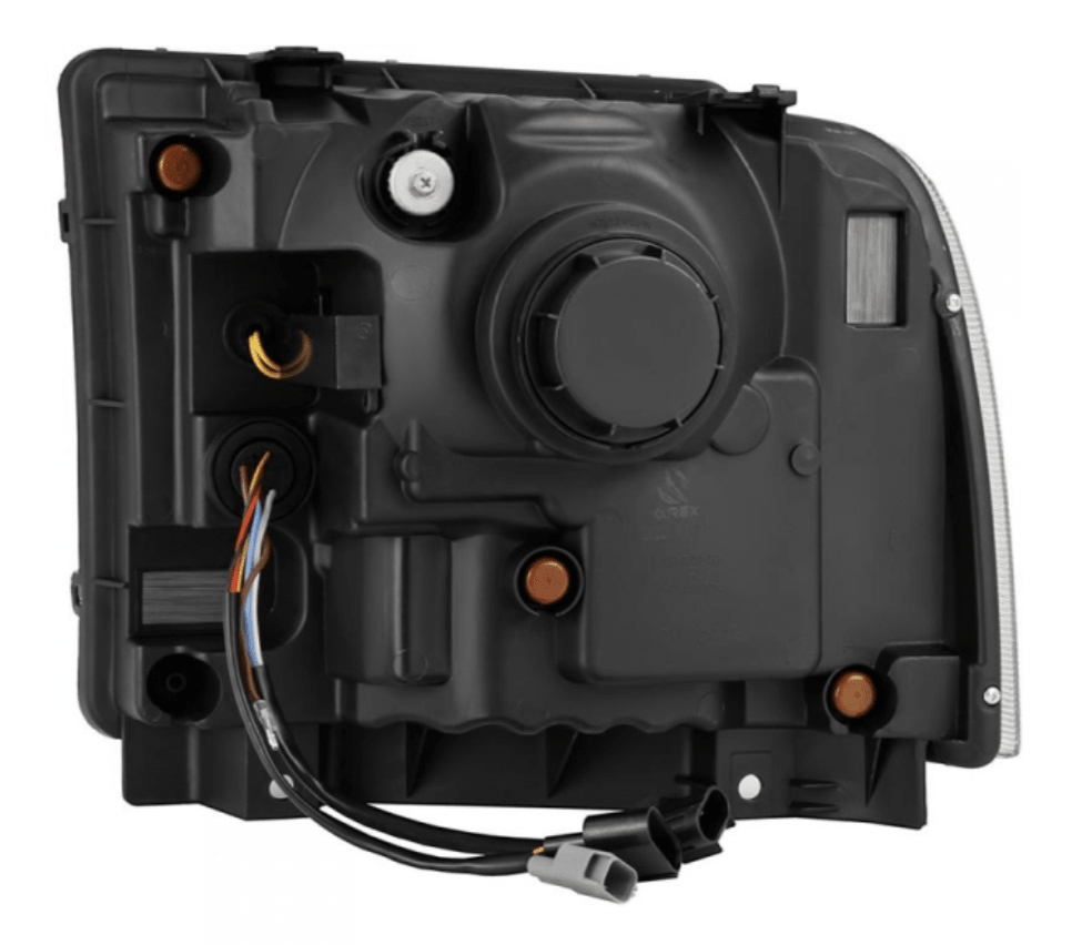AlphaRex 880318 Nova - Series Alpha - Black LED Projector Headlights - Southern Diesel Supply