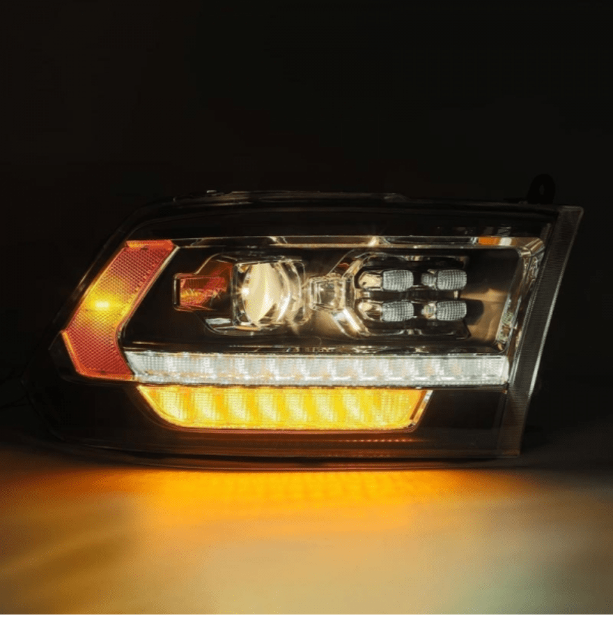 AlphaRex 880526 Luxx - Series Black LED Projector Headlights - Southern Diesel Supply