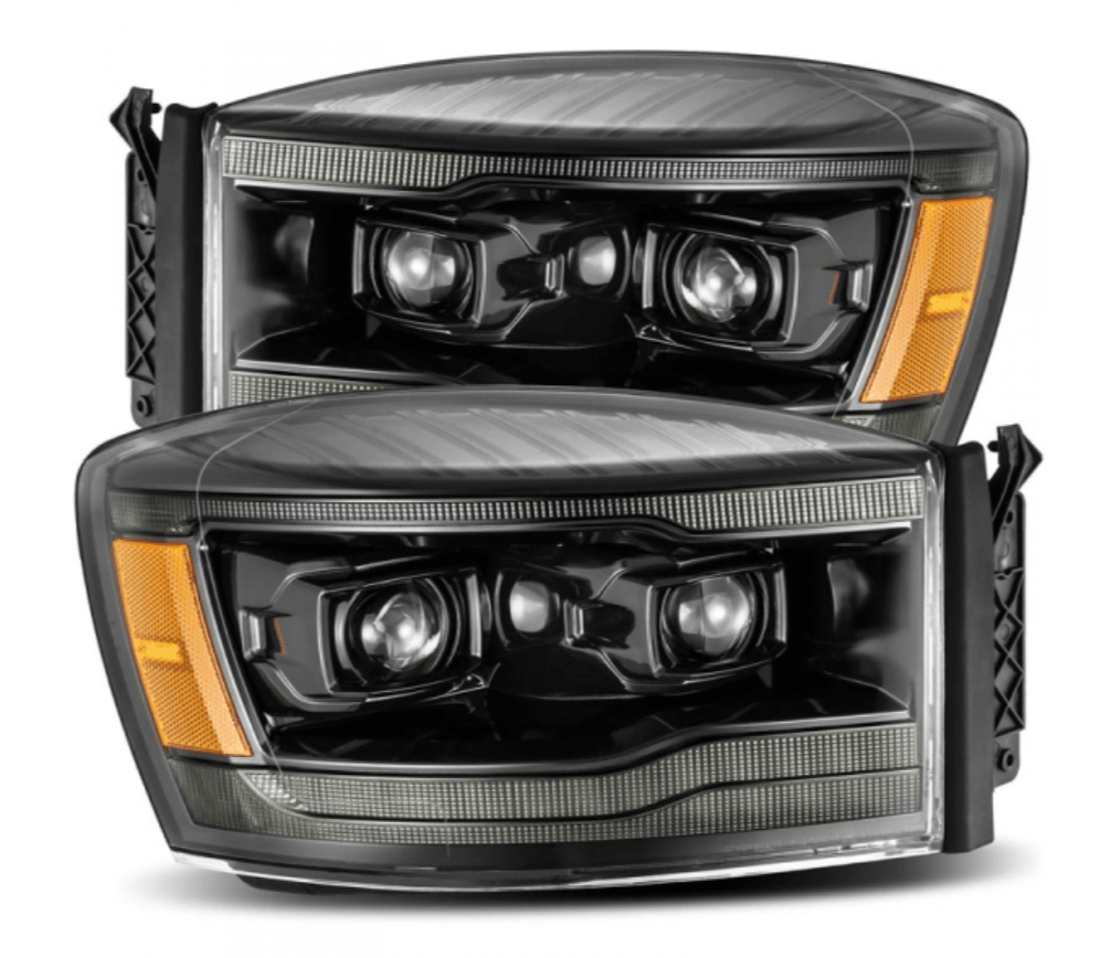 AlphaRex 880530 Pro - Series Alpha - Black Projector Headlights - Southern Diesel Supply