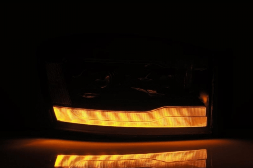 AlphaRex 880533 Luxx - Series Alpha - Black LED Projector Headlights - Southern Diesel Supply