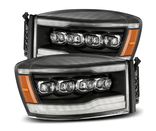 AlphaRex 880536 Nova-Series Matte Black LED Projector Headlights