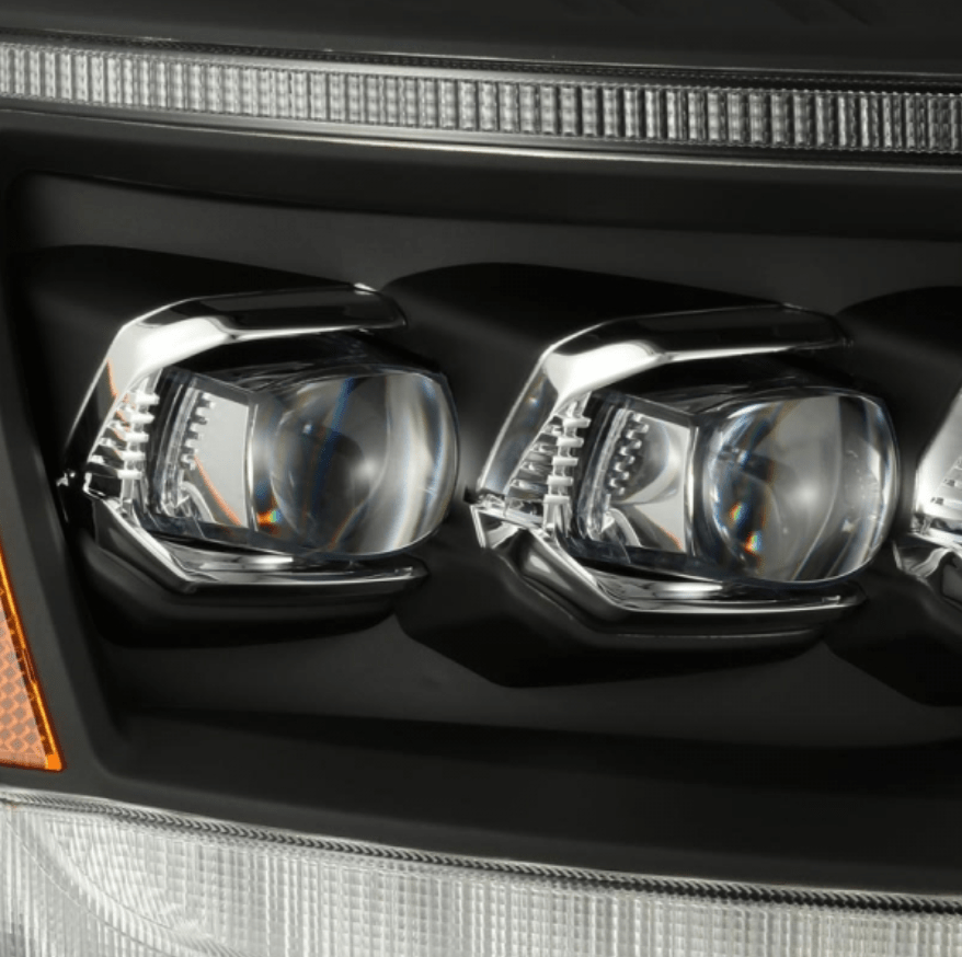 AlphaRex 880536 Nova - Series Matte Black LED Projector Headlights - Southern Diesel Supply