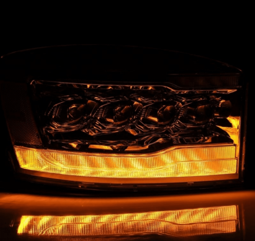 AlphaRex 880537 Nova - Series Chrome LED Projector Headlights - Southern Diesel Supply