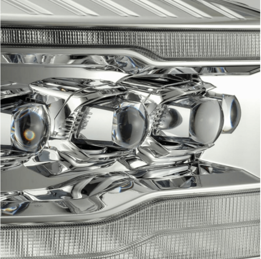 AlphaRex 880537 Nova - Series Chrome LED Projector Headlights - Southern Diesel Supply