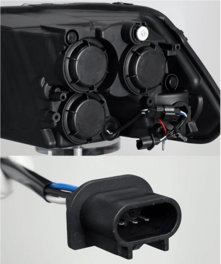 AlphaRex 880539 Luxx - Series Black LED Projector Headlights - Southern Diesel Supply