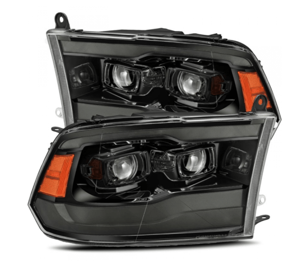 AlphaRex 880540 Luxx - Series Alpha - Black LED Projector Headlights - Southern Diesel Supply