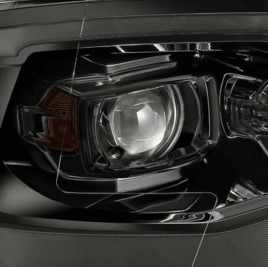 AlphaRex 880540 Luxx - Series Alpha - Black LED Projector Headlights - Southern Diesel Supply