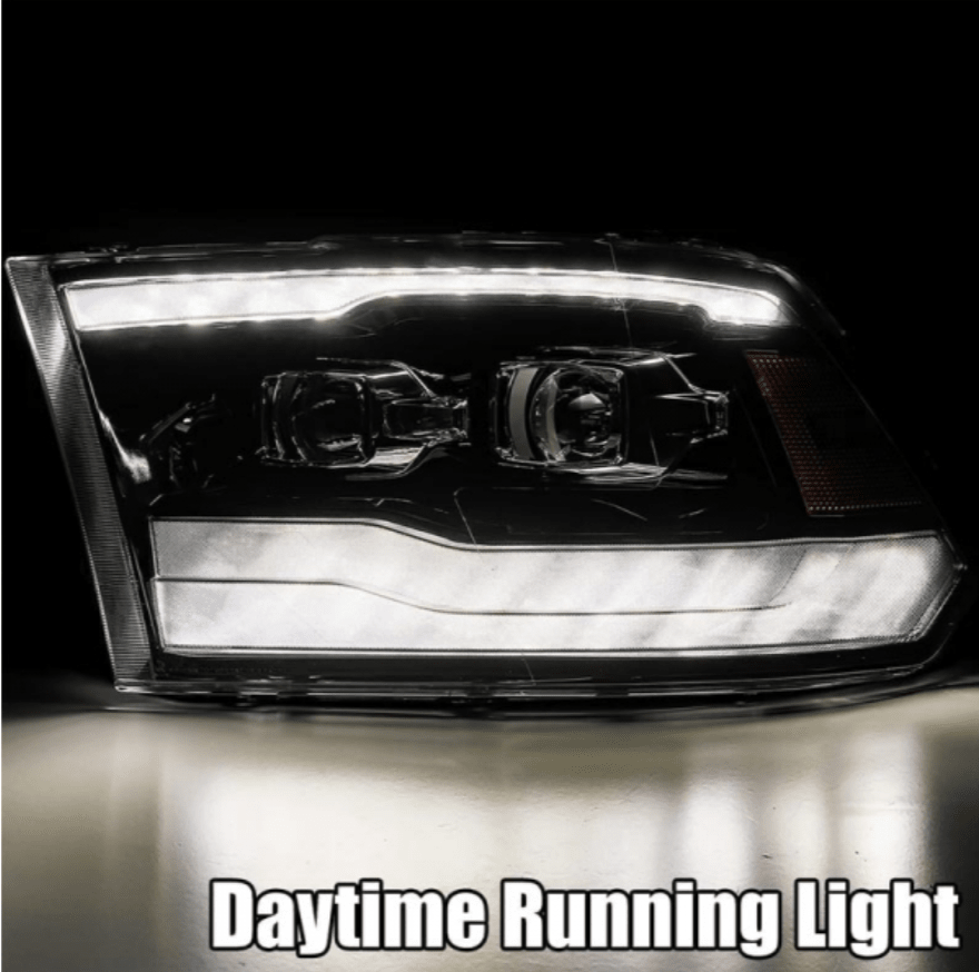 AlphaRex 880540 Luxx - Series Alpha - Black LED Projector Headlights - Southern Diesel Supply